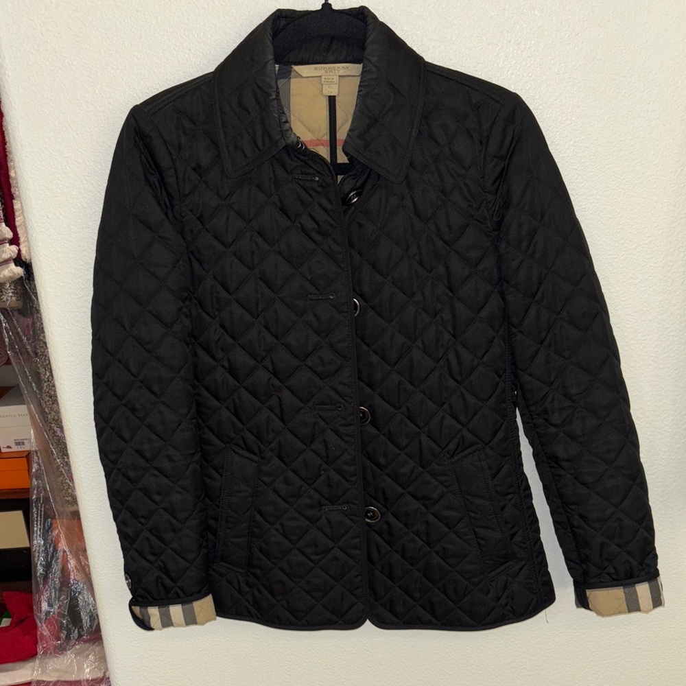 Burberry Black Quilted Puffer Jacket